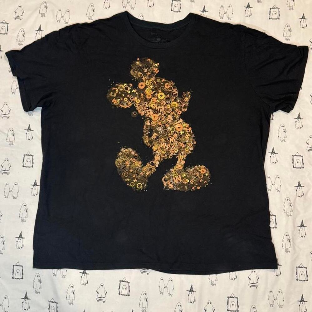 Disney mickey mouse black graphic